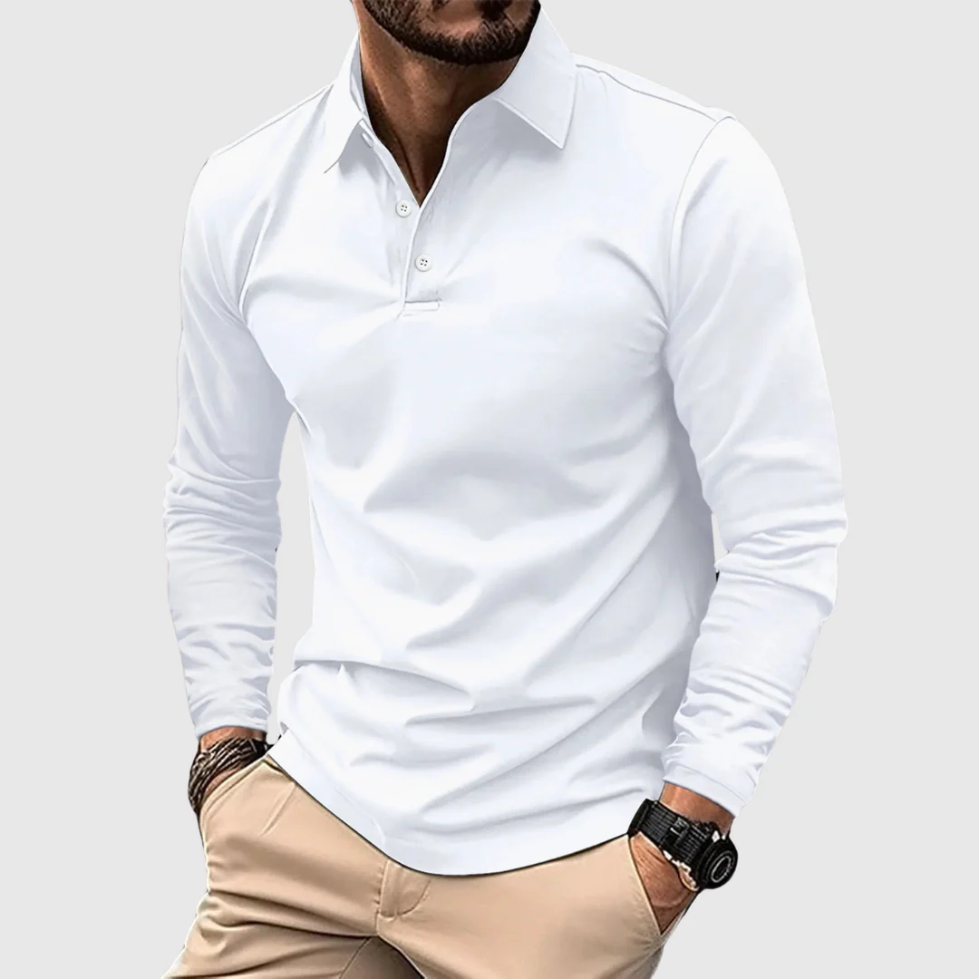 Lexis® | Premium Long Sleeve Polo - Image 3