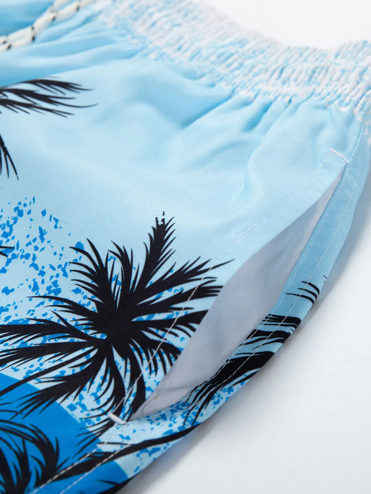 Liam® | Tropical Print Swim Shorts - Image 9