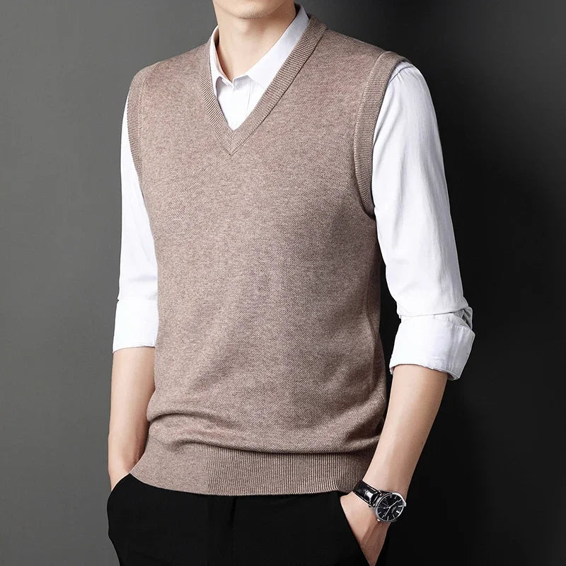 Liam | Elegant Sweater Vest - Image 3