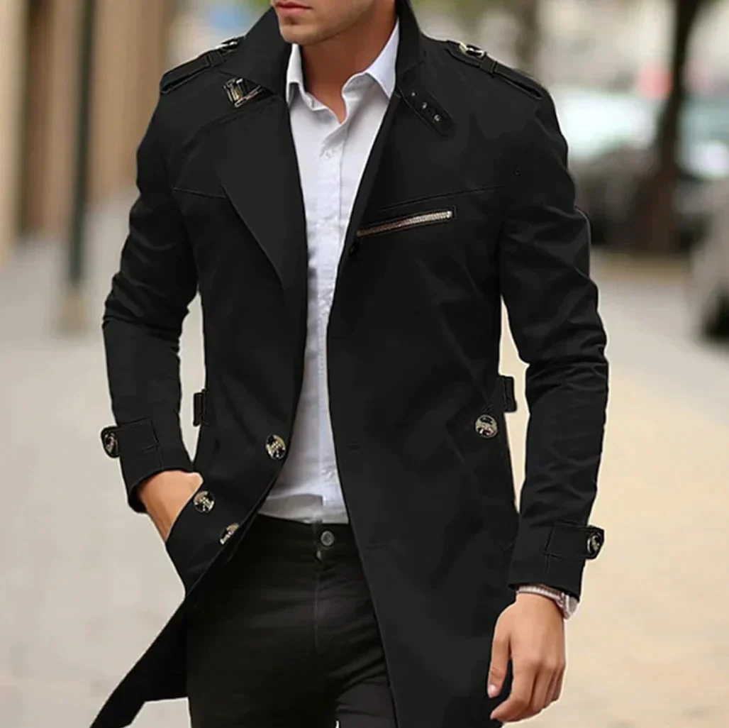 Lian | Elegant spring trench coat for men - Image 2
