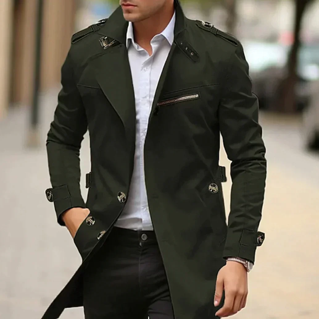 Lian | Elegant spring trench coat for men - Image 3
