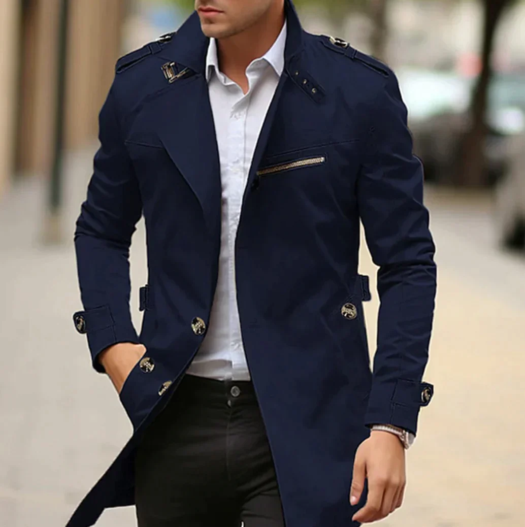 Lian | Elegant spring trench coat for men - Image 4