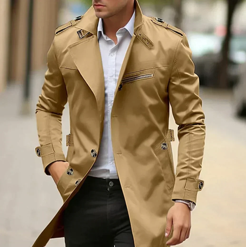 Lian | Elegant spring trench coat for men - Image 5