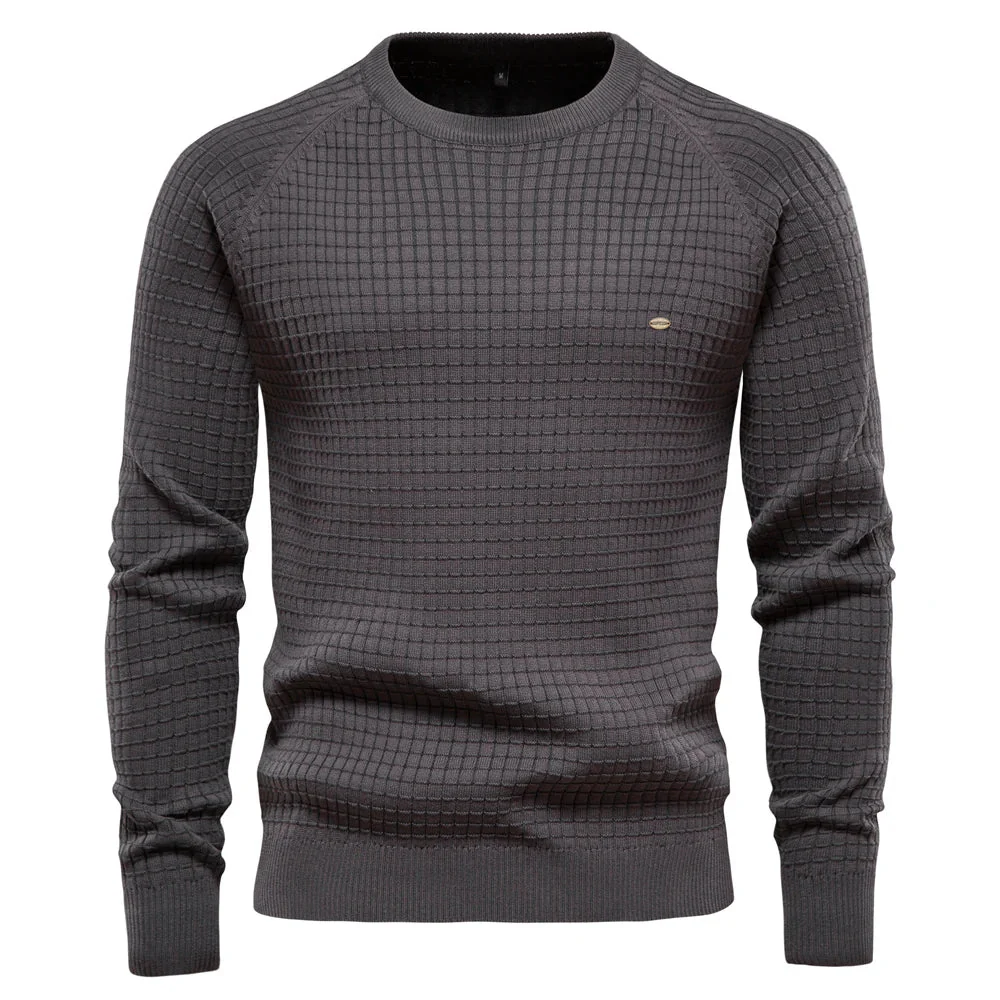 Lian | Men's plaid sweater - Image 7