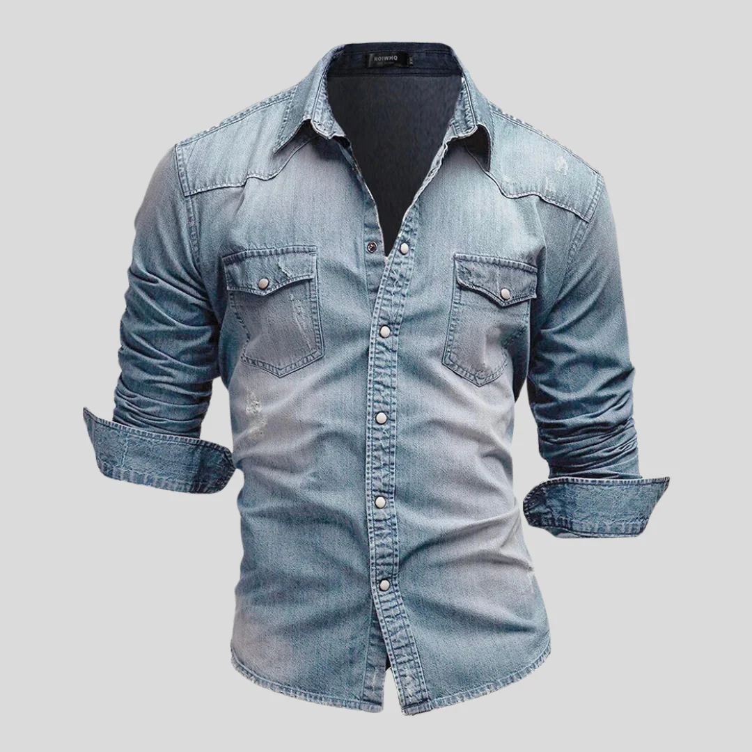 Liel® | Modern Denim Shirt - Image 2