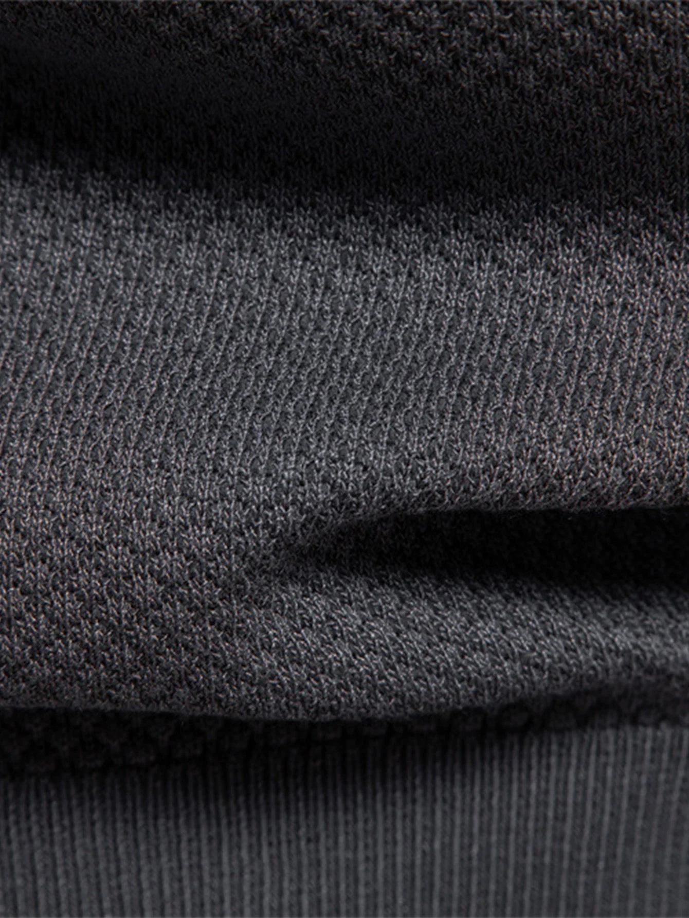Lincoln | Pineapple Texture Knit V Neck Polo - Image 10