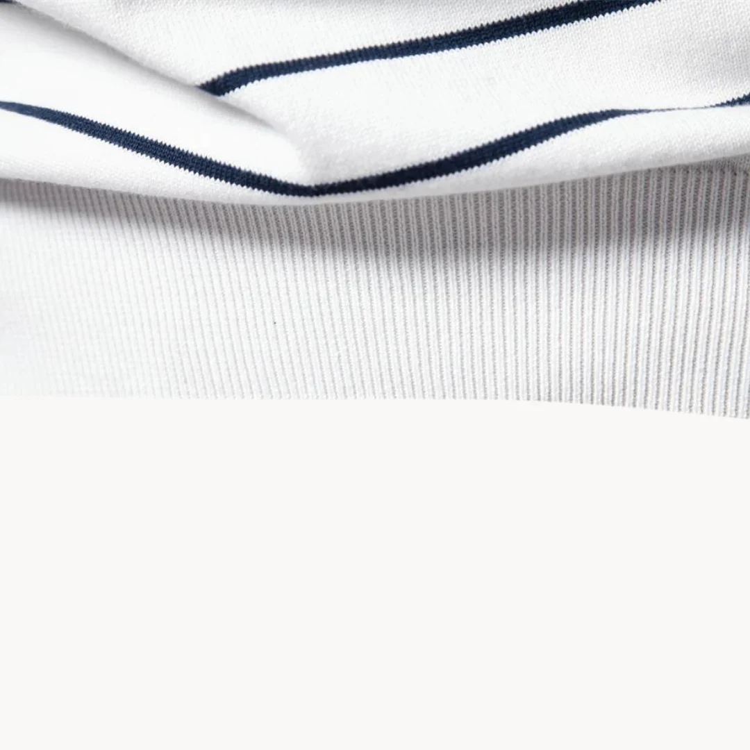 Lindel® | Striped Cotton Sweater - Image 10