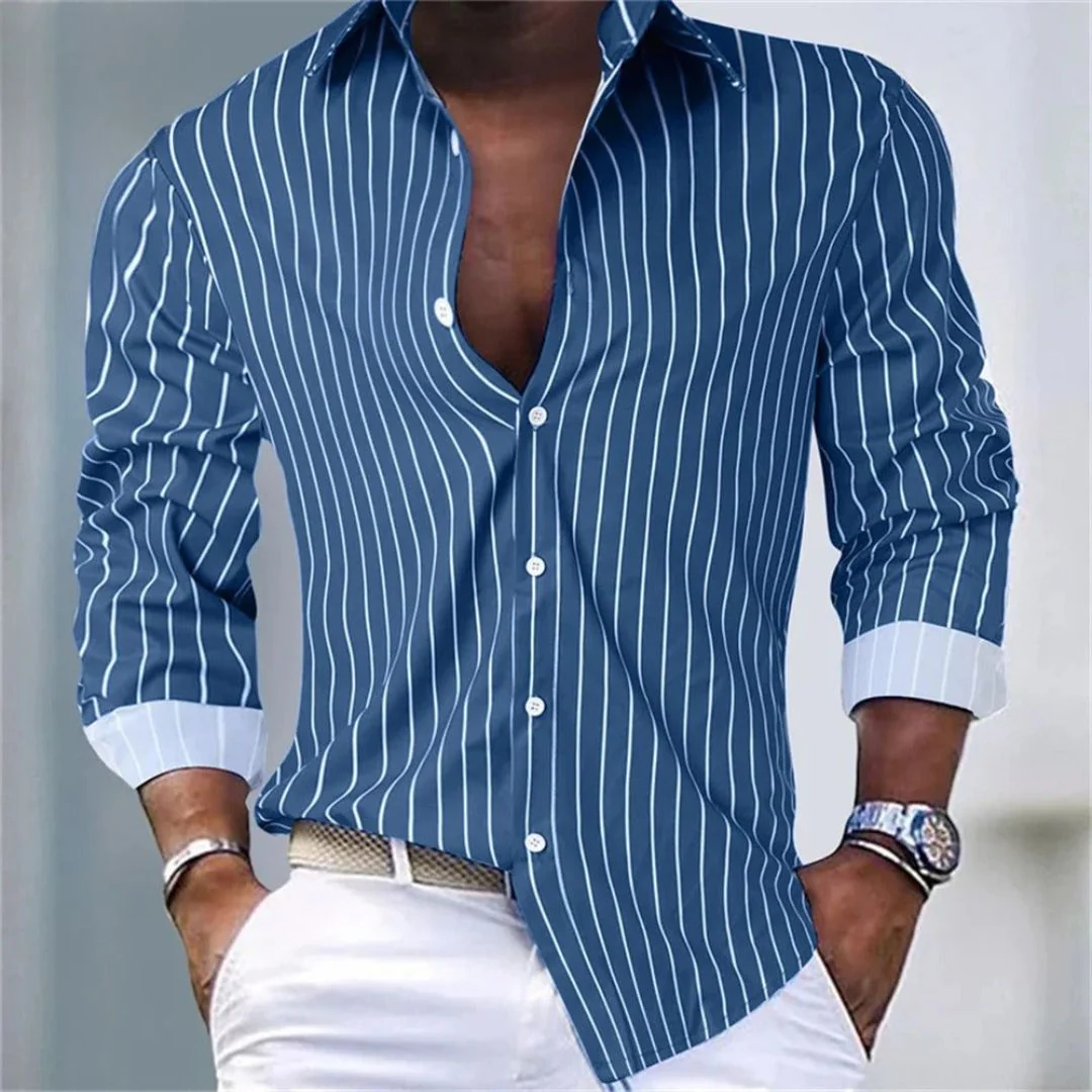 Lindon® | Essential Striped Shirt - Image 3