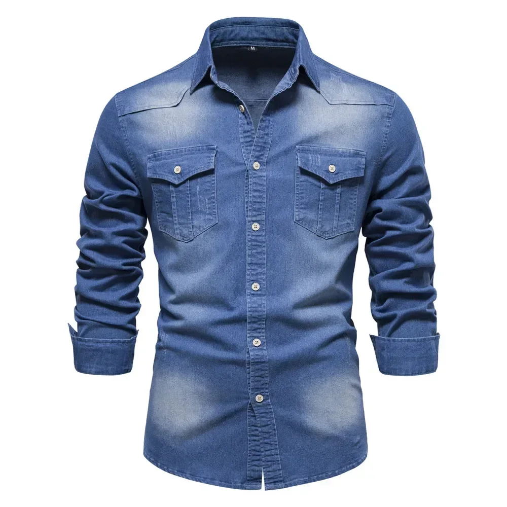 Lindsay® | Cotton Denim Shirt - Image 4