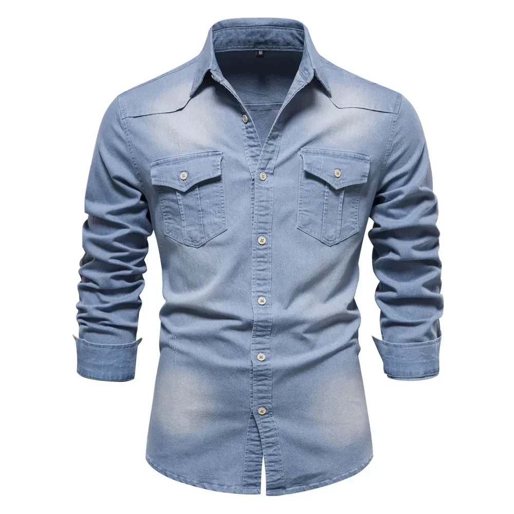 Lindsay® | Cotton Denim Shirt - Image 5