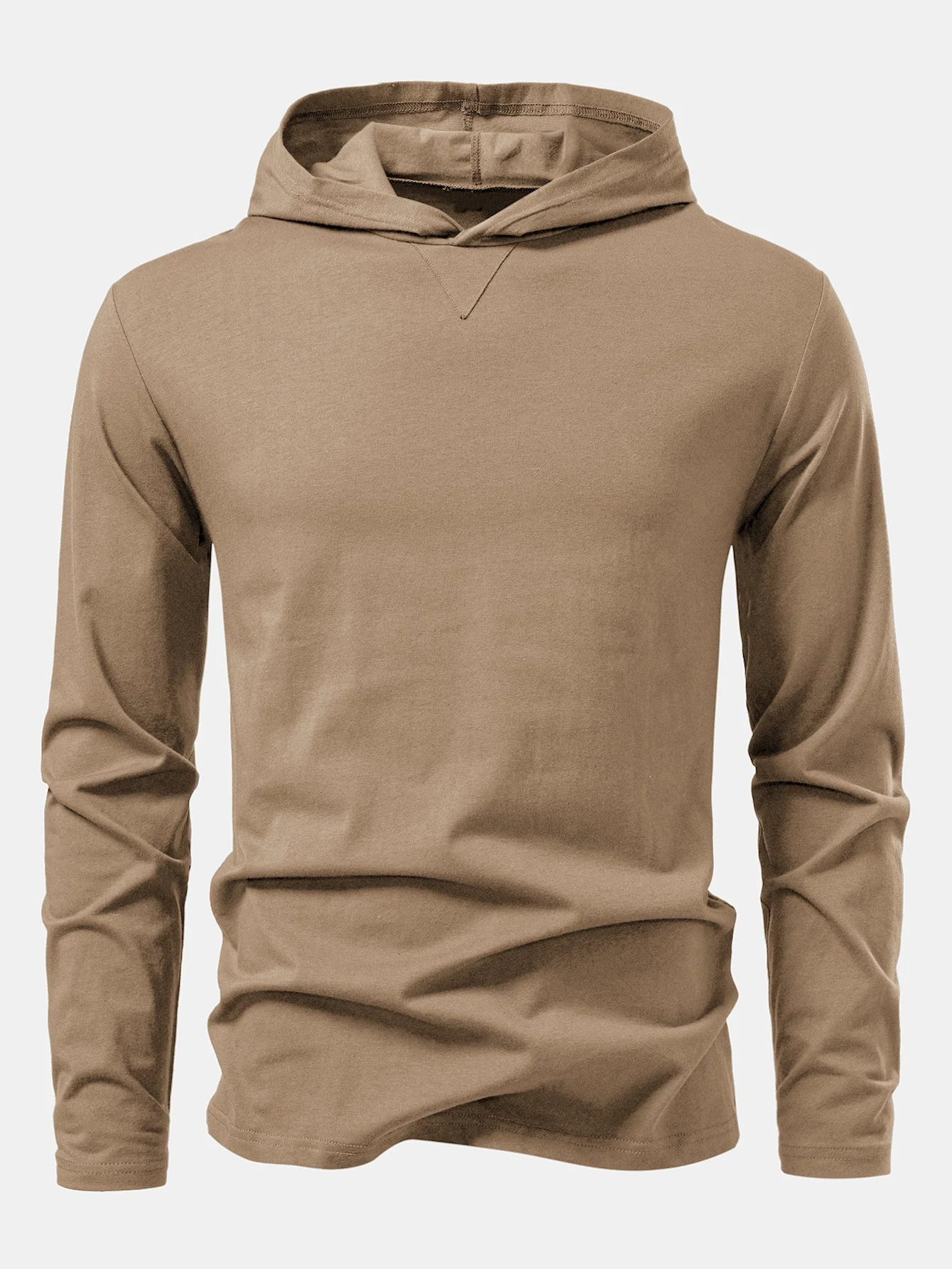 Lino® | Long Sleeved Cotton Hooded T-Shirt - Image 14