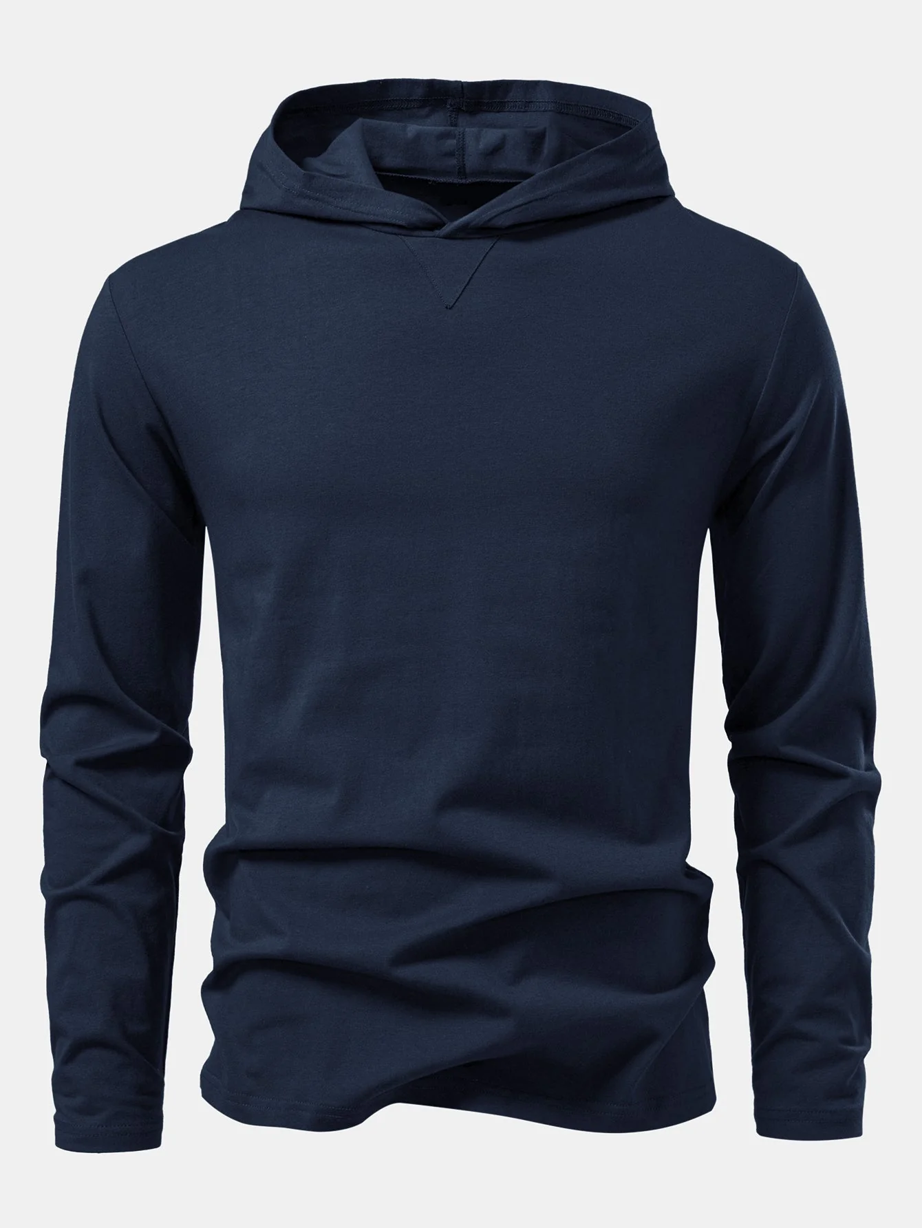 Lino® | Long Sleeved Cotton Hooded T-Shirt - Image 16