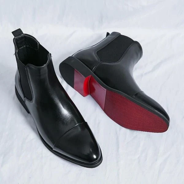 Lino® | Men’s Chelsea Boots With Cap Toe - Image 5