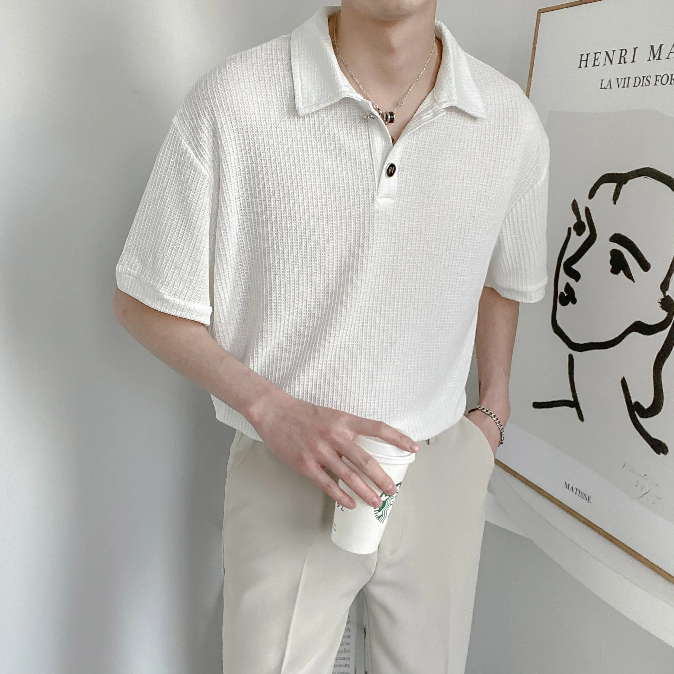 Lino® | Men'S Half Sleeve Polo Shirt - Image 2
