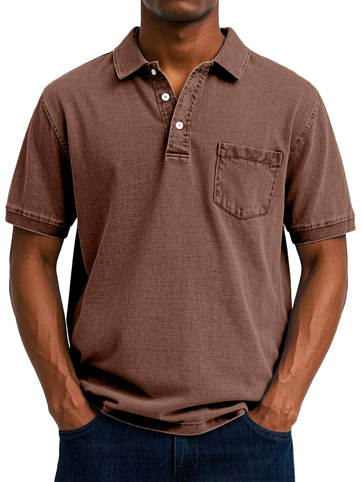 Linus® | Men'S Casual Vintage Polo Shirt - Image 9