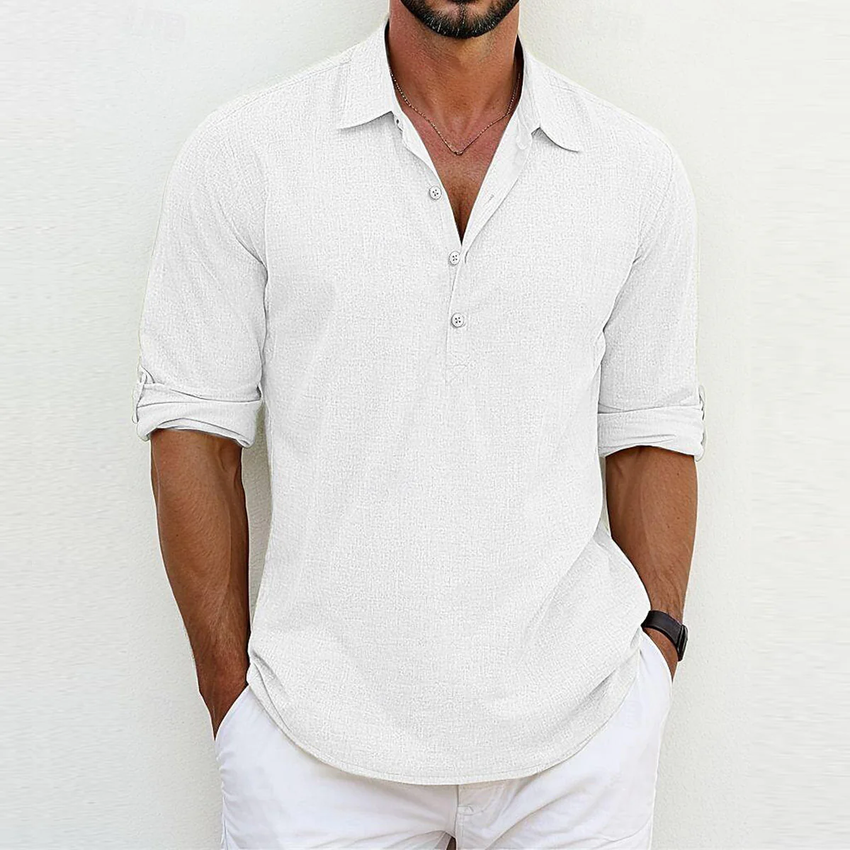 Lionel® | Classic Cotton-Linen Shirt - Image 5