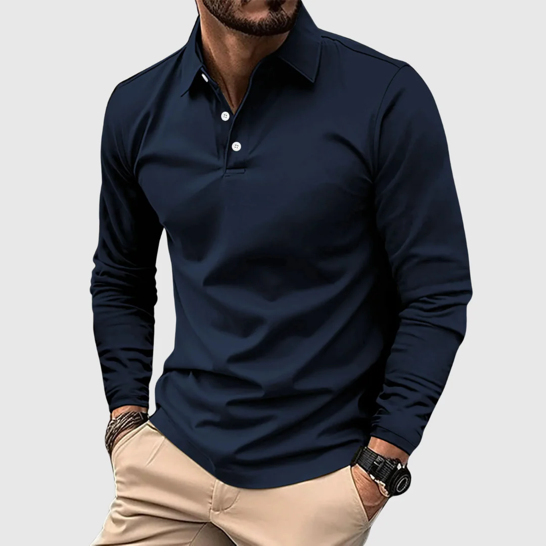 Lionel® | Premium Long Sleeve Polo - Image 4