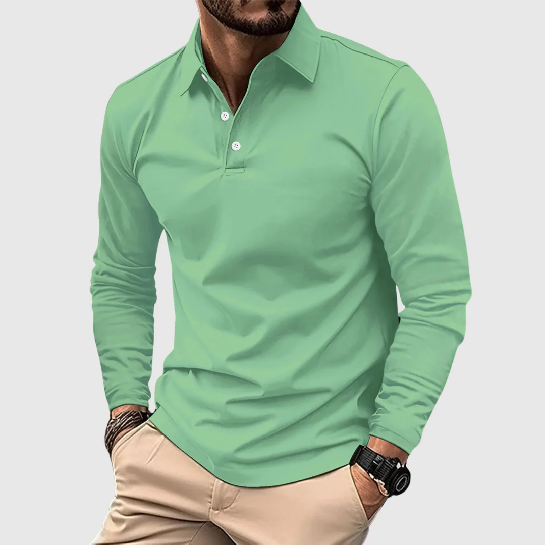 Lionel® | Premium Long Sleeve Polo - Image 9