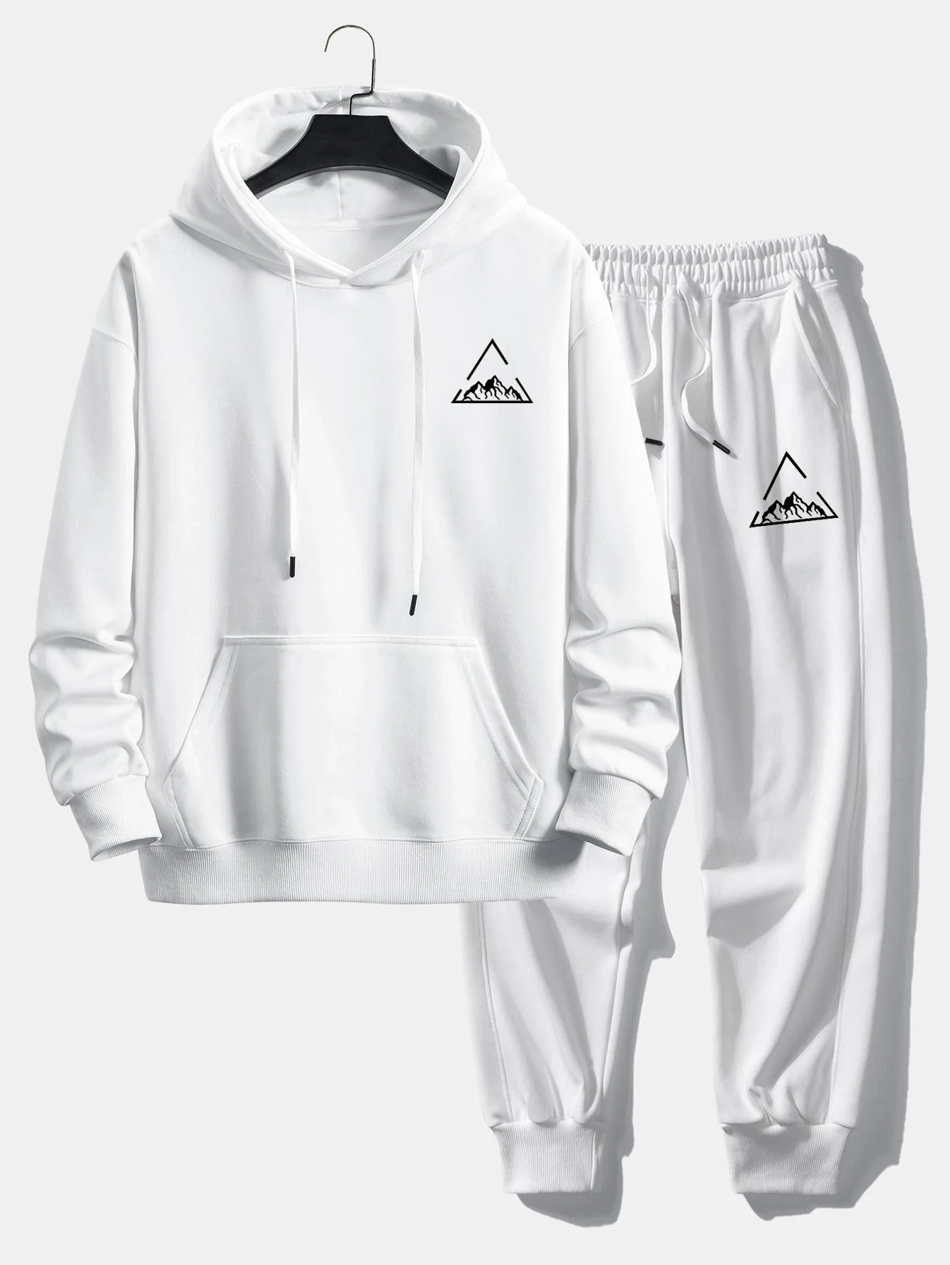 Lionel® | Triangle Mountain Print Relax Fit Hoodie & Jogging Pants - Image 4