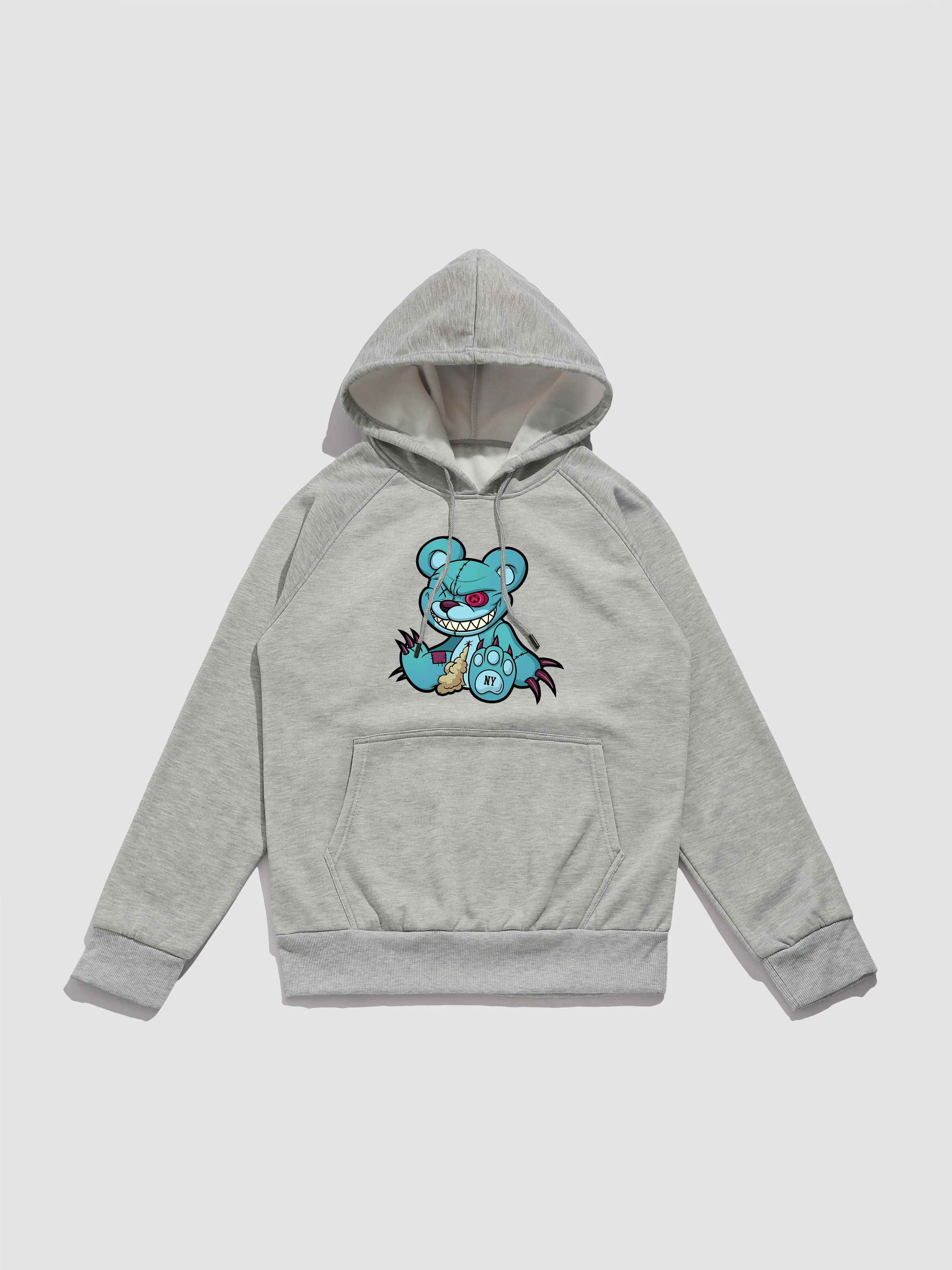 Lionel | Evil Bear Print Hoodie - Image 2