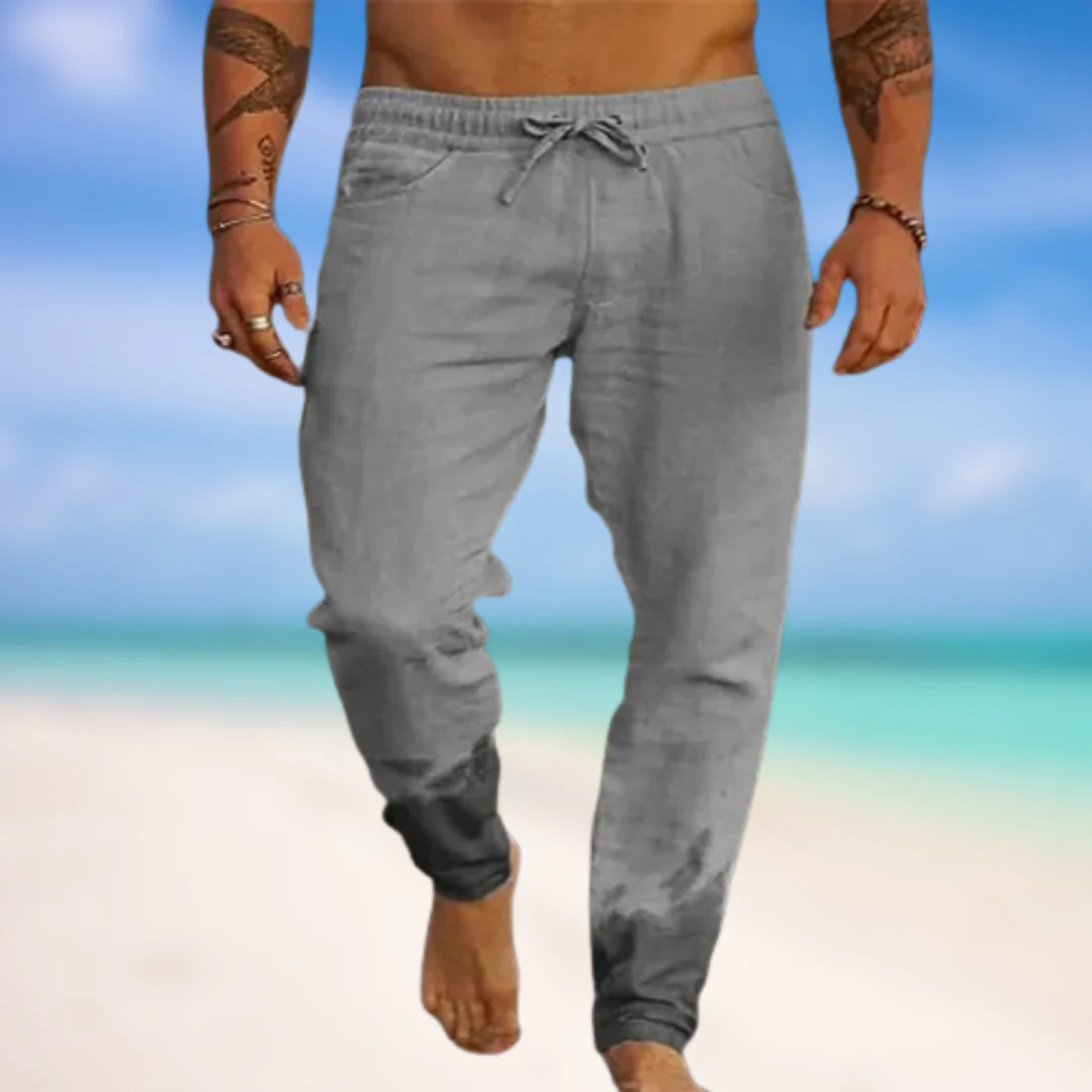 Lionello® | Casual Trousers In Cotton - Image 5