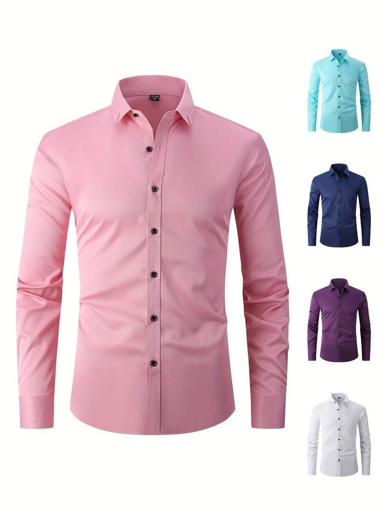 Lissa® | Long Sleeve Buttons For Men - Image 29