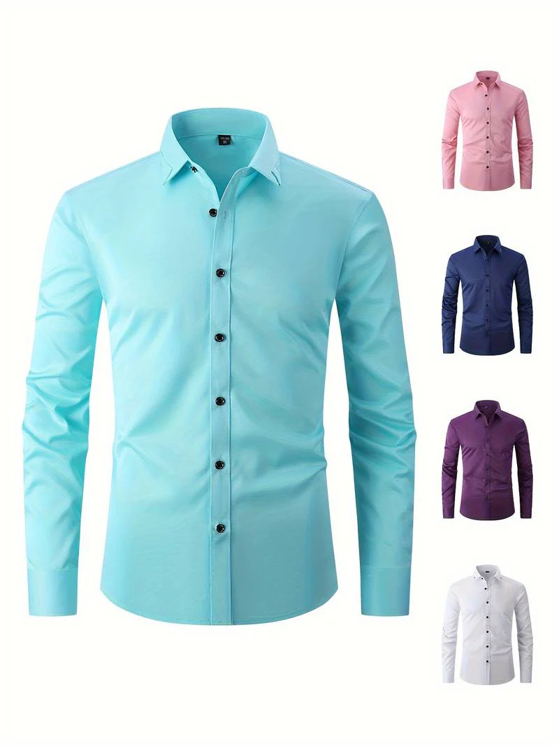 Lissa® | Long Sleeve Buttons For Men - Image 30