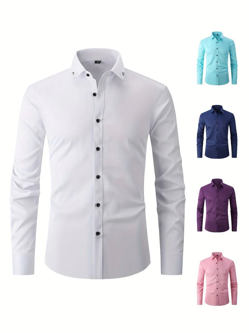 Lissa® | Long Sleeve Buttons For Men - Image 31