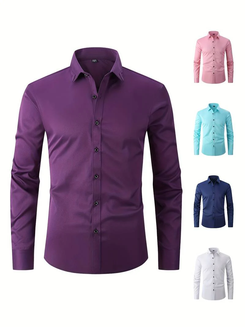 Lissa® | Long Sleeve Buttons For Men - Image 32