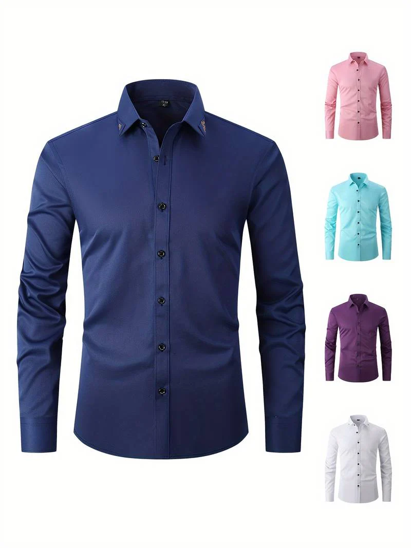 Lissa® | Long Sleeve Buttons For Men - Image 33