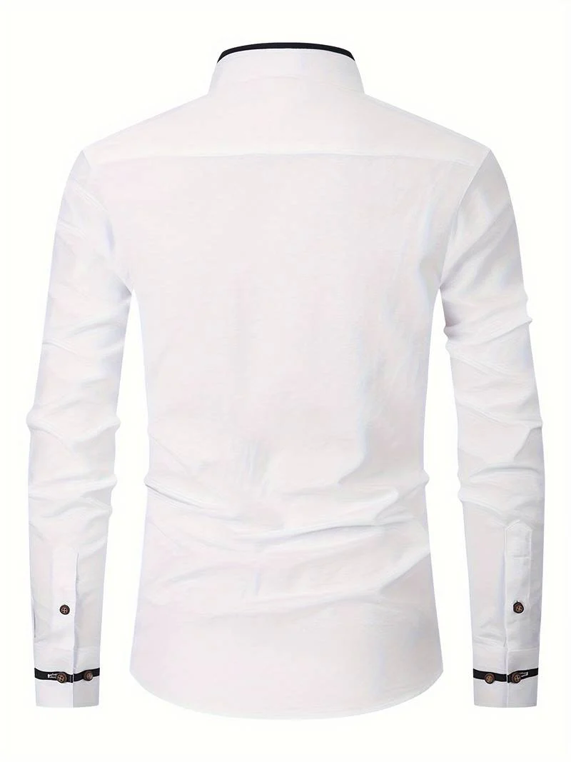 Lita® | Long Sleeve Collar Shirt For Men - Image 12