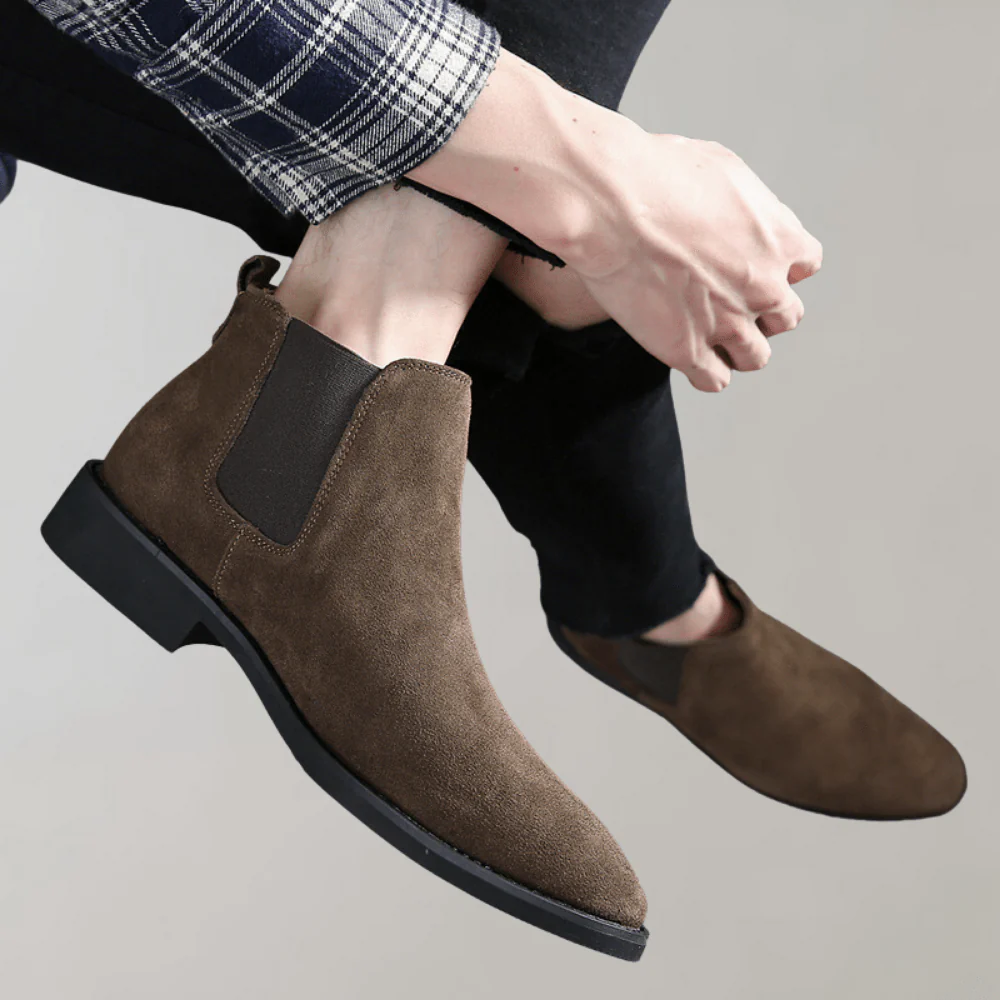 Livio® | Men’s Chelsea Boots With Elastic Sides - Image 5