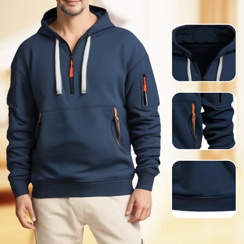 Livio | Modern half-zip hoodie - Image 3