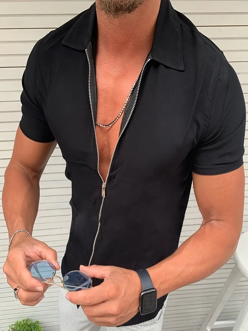 Lizbeth® | Shirt With Zipper For Men - Image 4