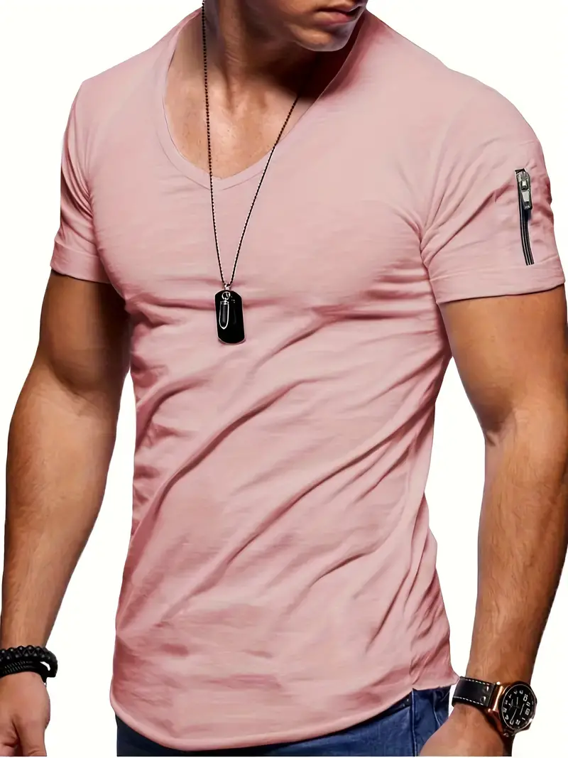 Lizette® | Casual V-Neck T-Shirt For Men - Image 10