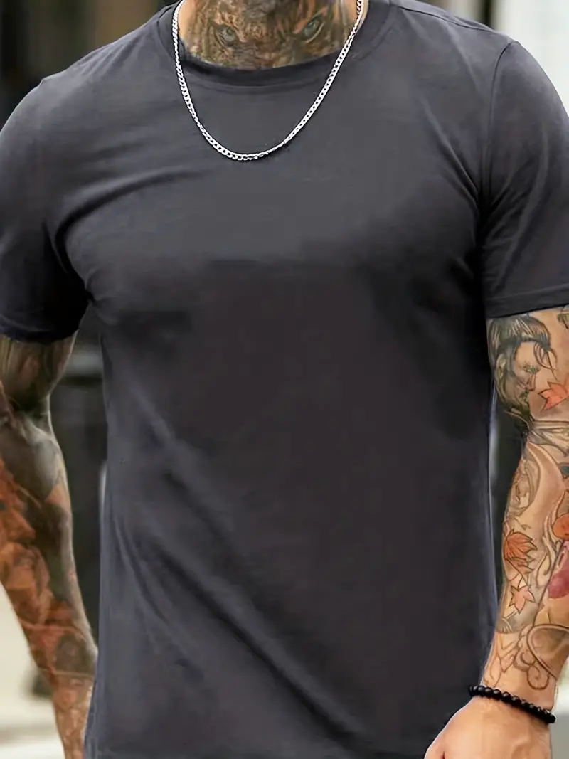 Ljubica® | Classic Crew Neck T-Shirt For Men - Image 3