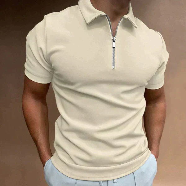 Llewellyn® | Casual Men'S Polo Shirt With Zipper Closure - Image 5