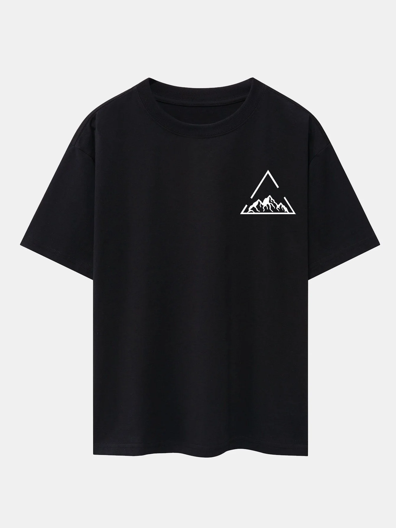 Lloyd® | Triangle Mountain Print Drop Shoulder Oversize T-Shirt - Image 5