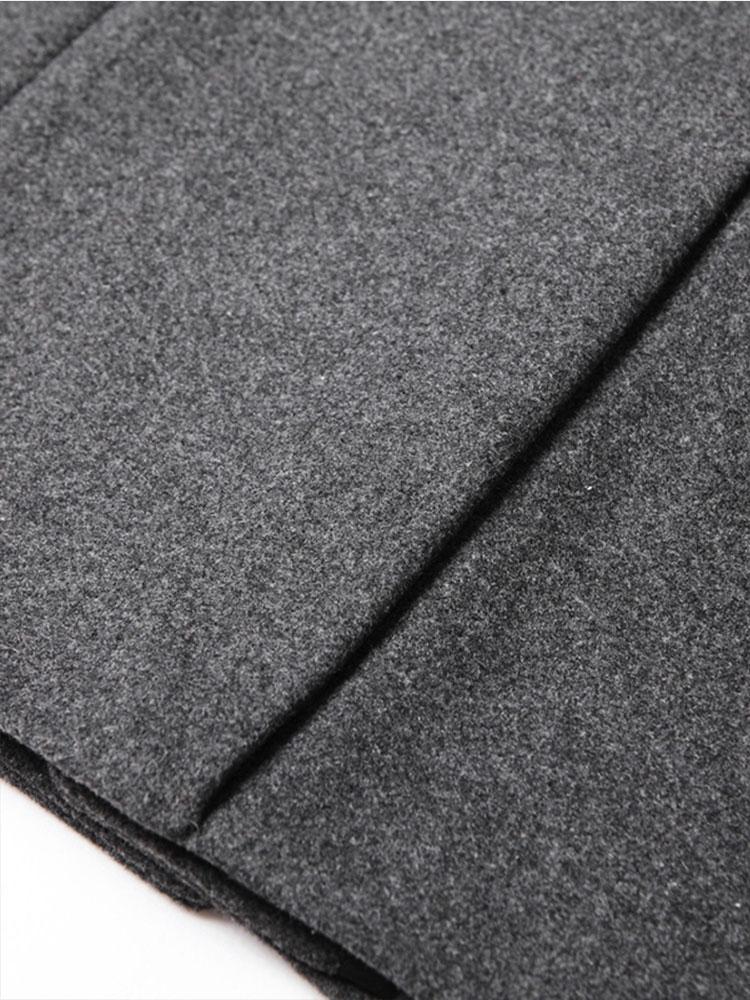 Logan | Stand Collar Woolen Overcoat - Image 8