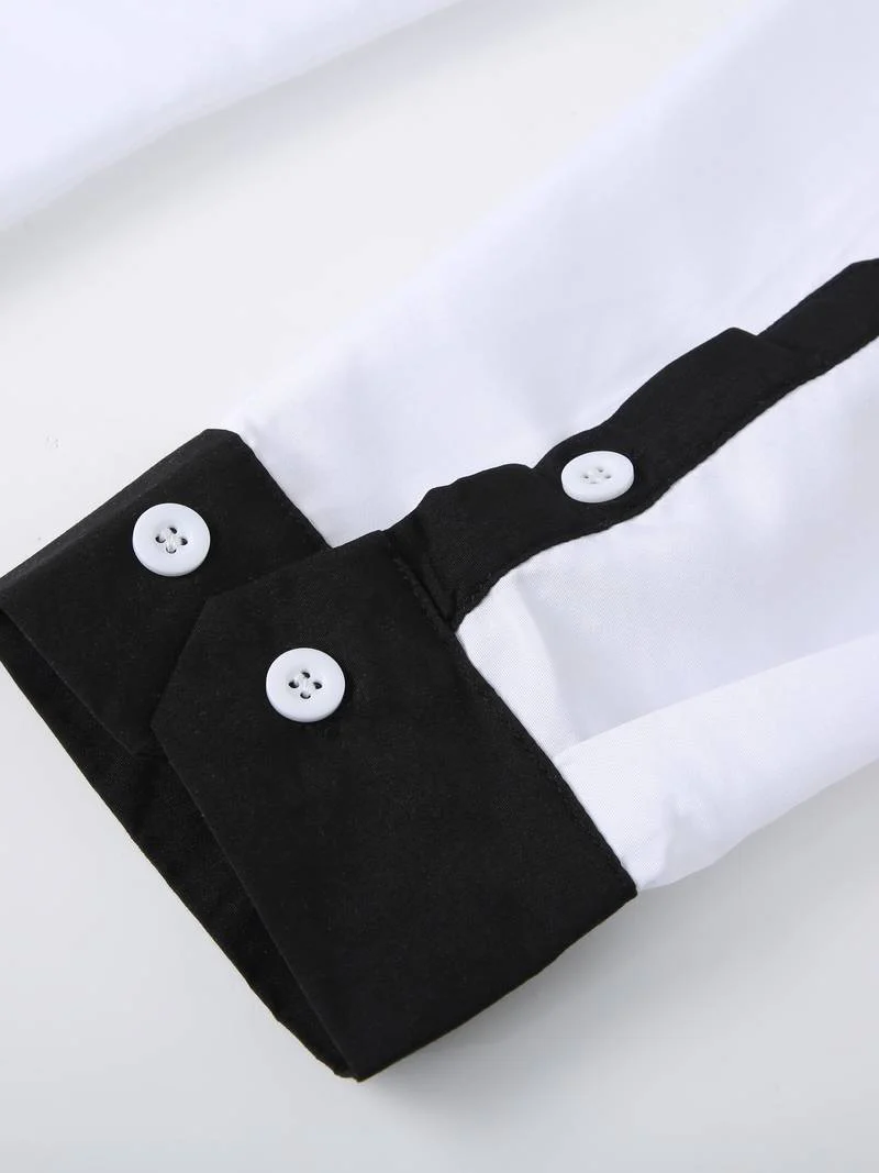 Lolita® | Casual Button-Up Contrast Shirt For Men - Image 3