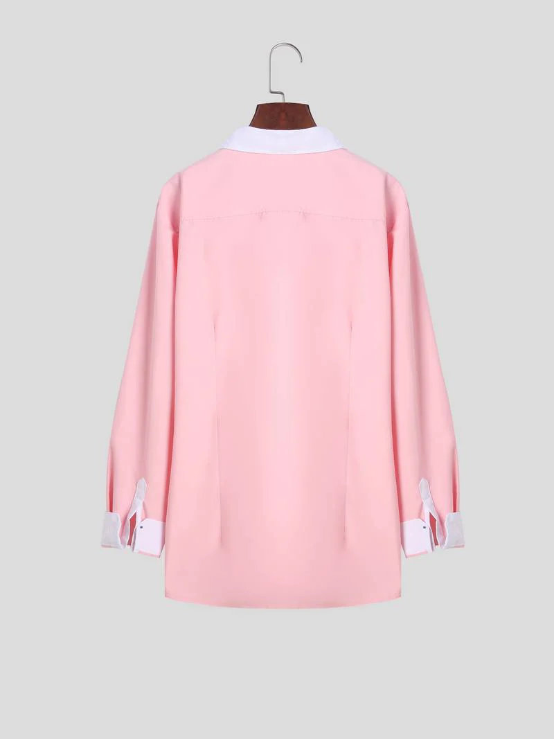 Lolita® | Casual Button-Up Contrast Shirt For Men - Image 8