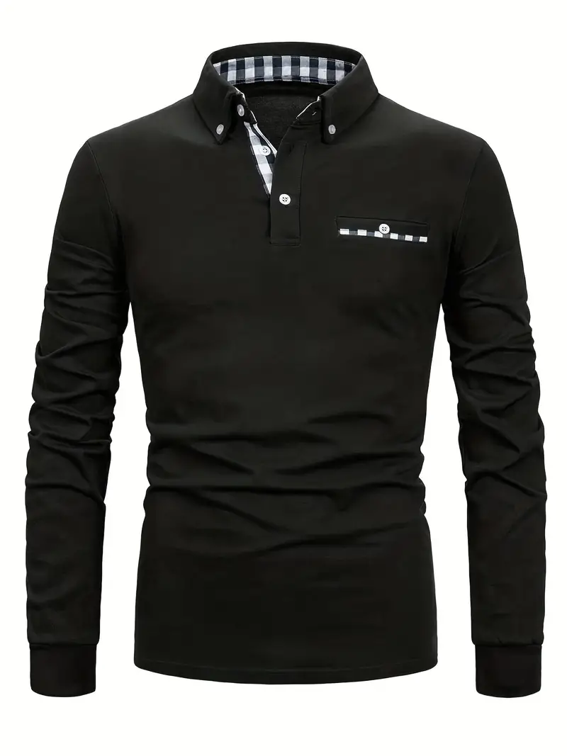 Long® | Plaid Button-Down Long Sleeve Shirt - Image 7