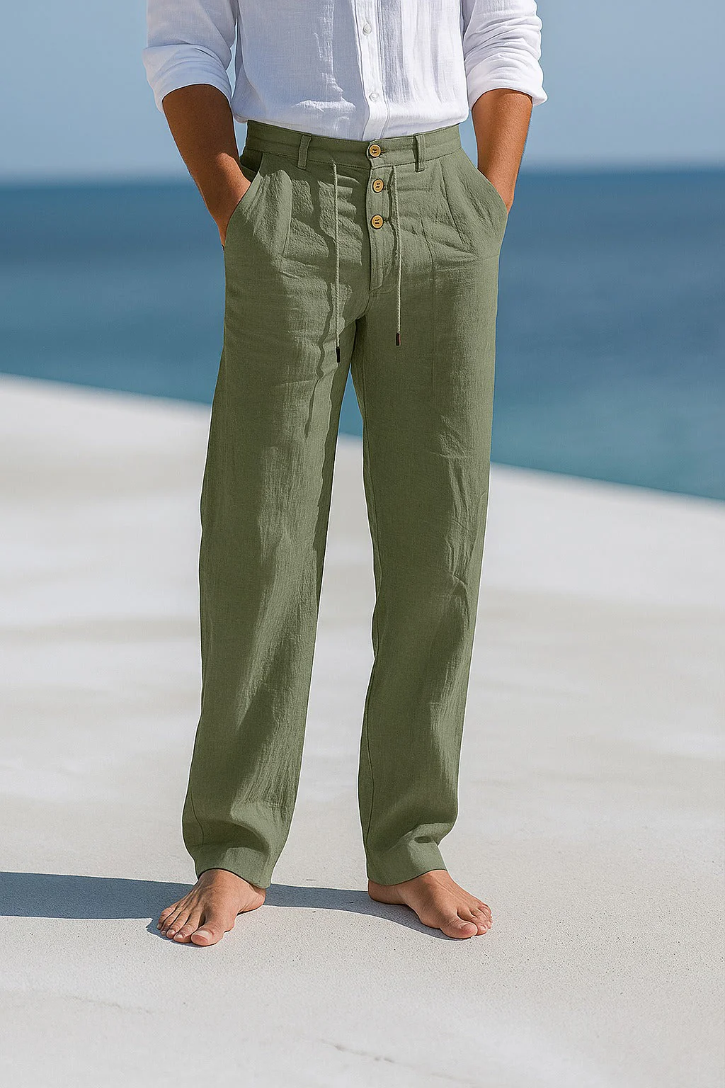 Lonnie | LIGHTWEIGHT LINEN SUMMER PANTS - Image 5
