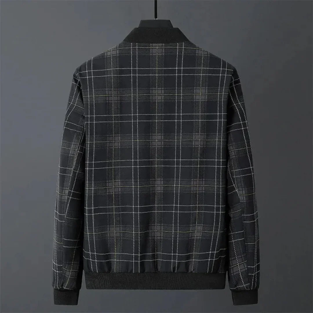 Lope | Eric Plaid Bomber Jacket - Image 2