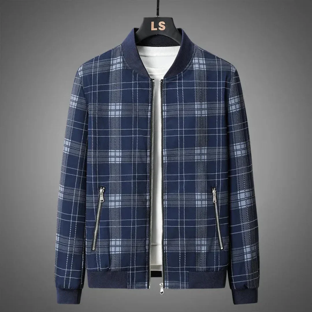 Lope | Eric Plaid Bomber Jacket - Image 3