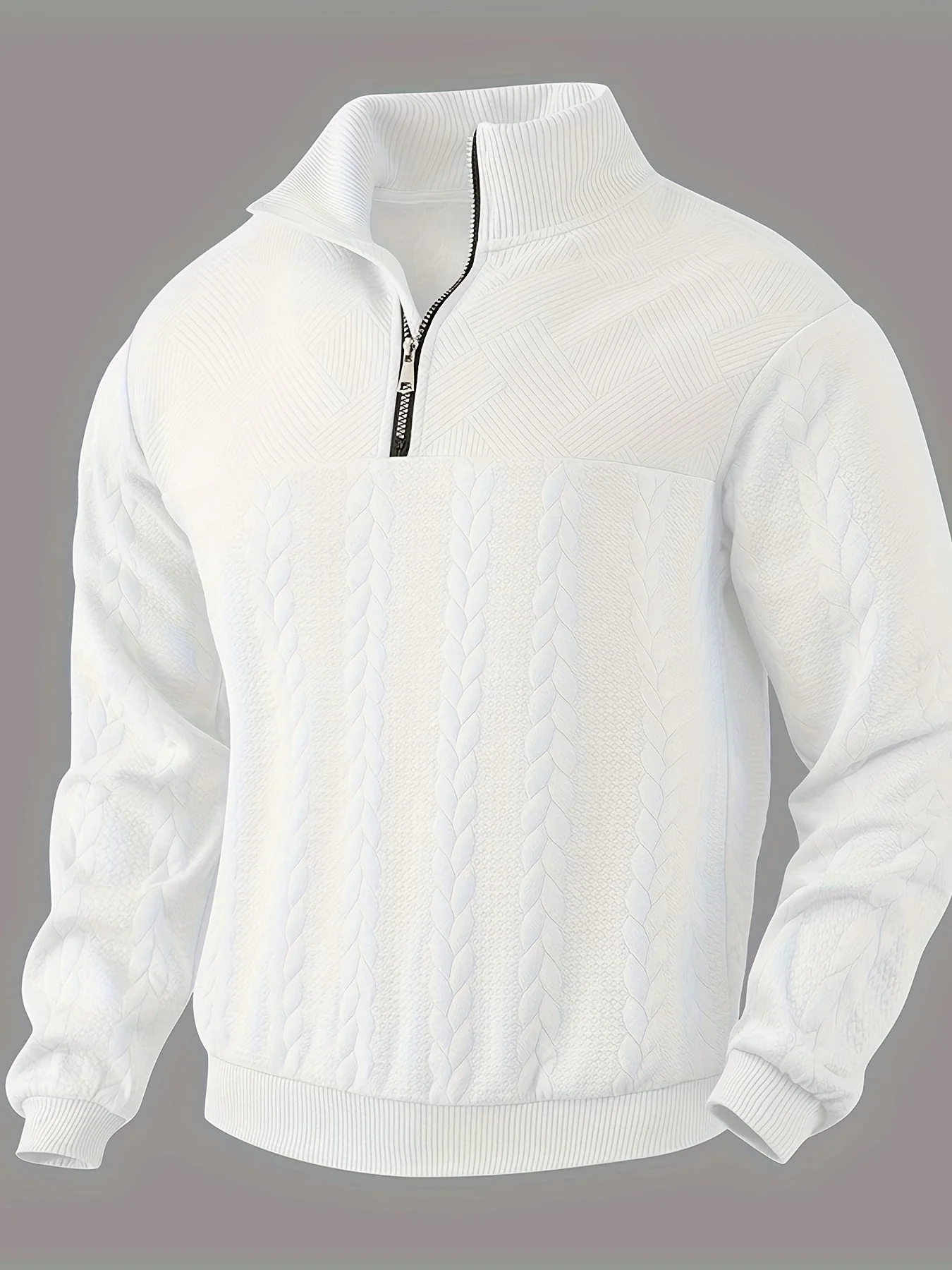 Lorcan | Vintage zip-up sweater - Image 3