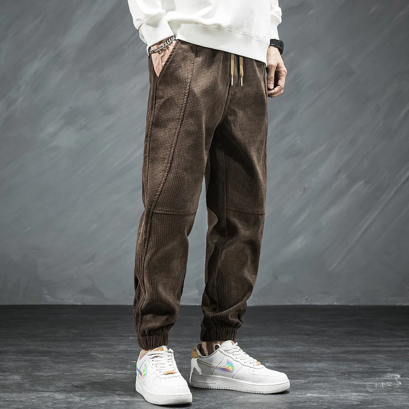 Lorenzo® | Corduroy Waffle Joggers - Image 3