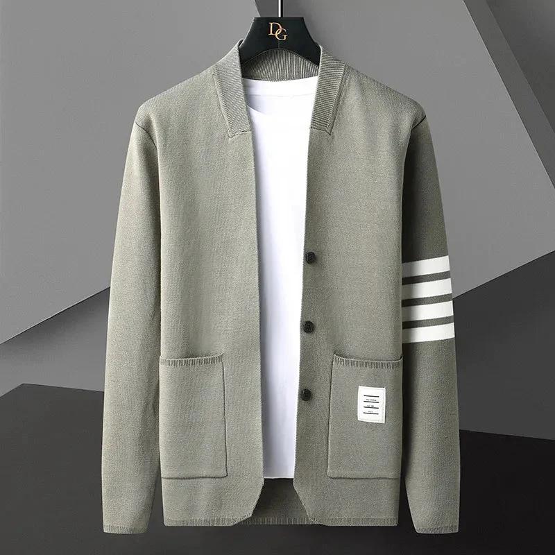 Lorenzo® | Elegant Striped Cardigan - Image 3
