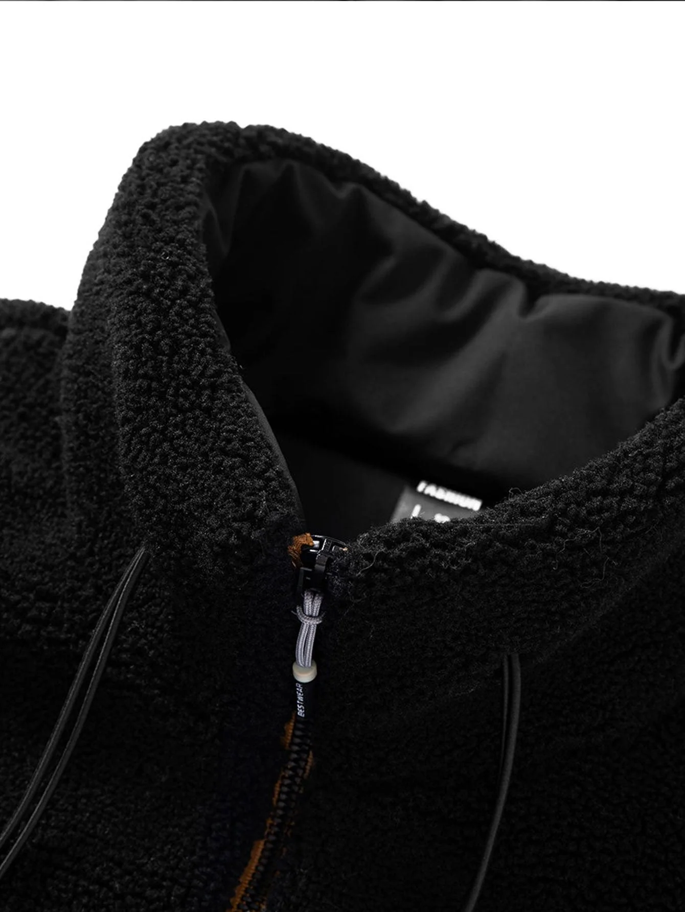 Lorenzo | Quilted Lined Teddy Fleece Zip Up Jacket - Image 15