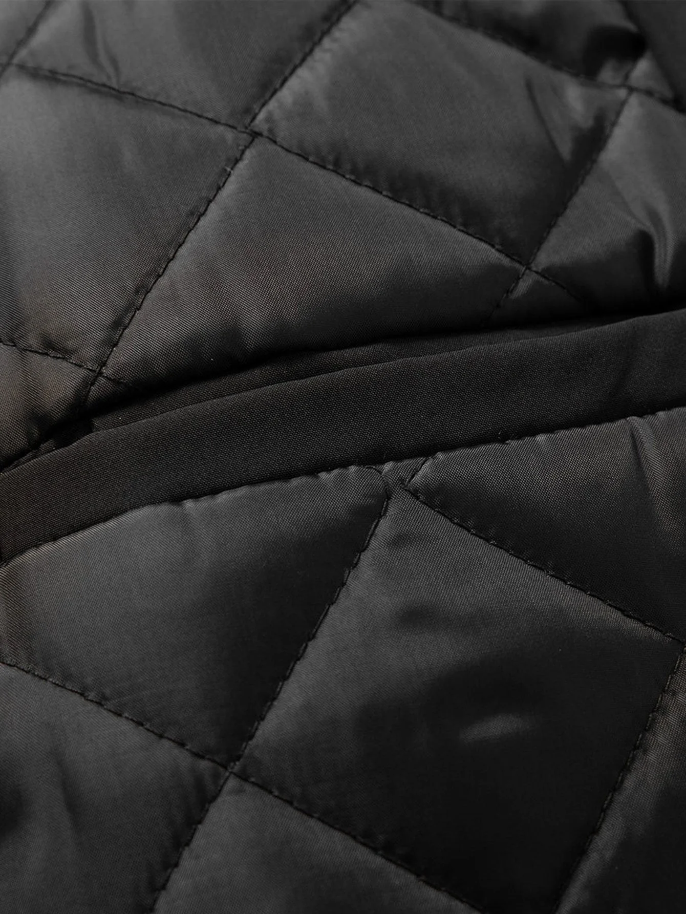 Lorenzo | Quilted Lined Teddy Fleece Zip Up Jacket - Image 7